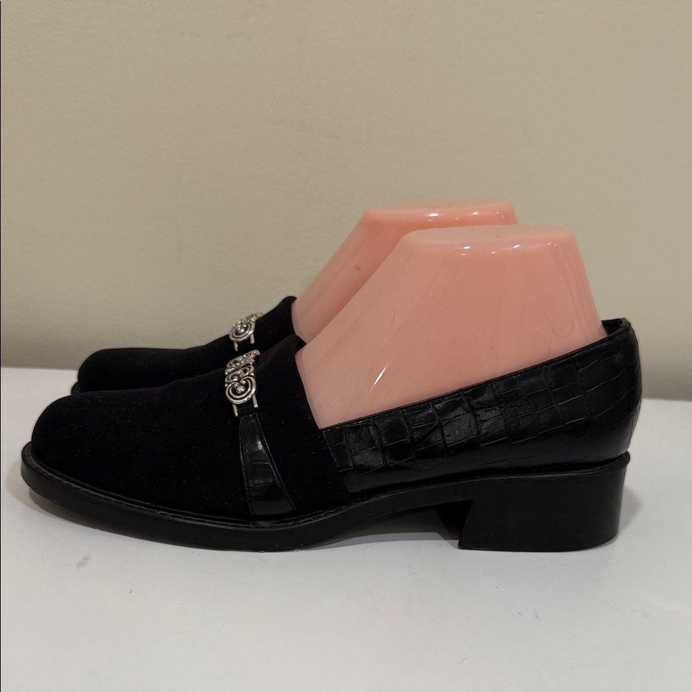 Brighton Kansas Black Flats with Silver Detailing (sz 9) - Picture 4 of 7